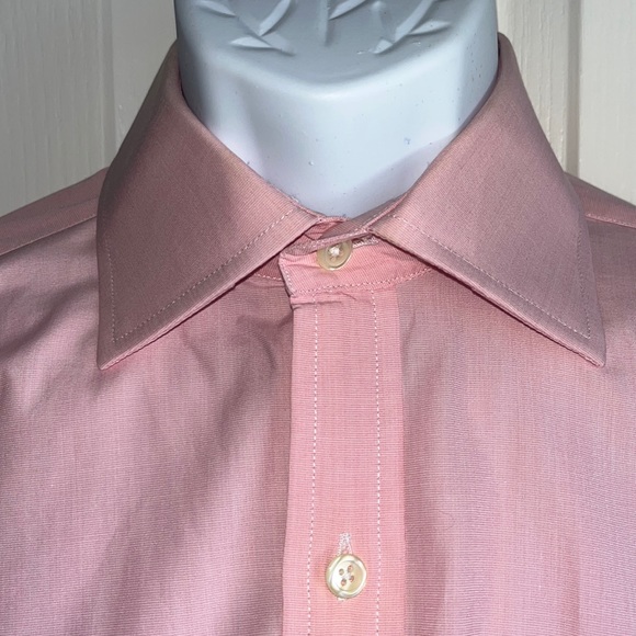 TM Lewin Fine British Dress Shirt 16/33 French Cuff - Picture 3 of 13